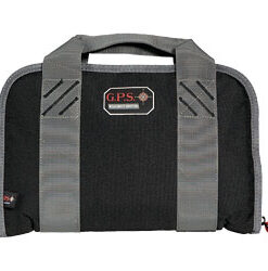 GPS DOUBLE COMPACT PISTOL CASE BLACK