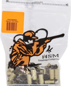 HSM BRASS 40 S&W ONCE FIRED - UNPRIMED 100 COUNT