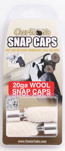 CARLSONS SNAP CAP 20GA - ALUMINUM/WOOL 2PK 1 CARLSONS SNAP CAP 20GA - ALUMINUM/WOOL 2PK