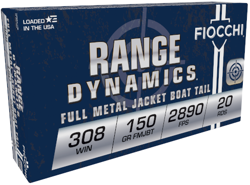 FIOCCHI AMO 308 WIN 150GR FMJBT 20-RD (10 BOXES PER CASE)