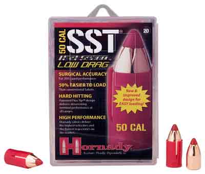 HORNADY .50CAL SABOTED BULLET - 250GR. SST 20CT 10BX/CS
