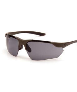Pyramex Venture Gear Drone 2.0 Shooting Glasses OD Green Frame with Grey Anti-Fog Lens