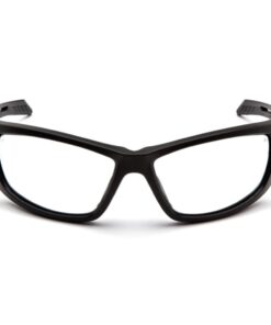 Pyramex Venture Gear Howitzer Shooting Glasses Black Frame with Clear Anti-Fog Lens