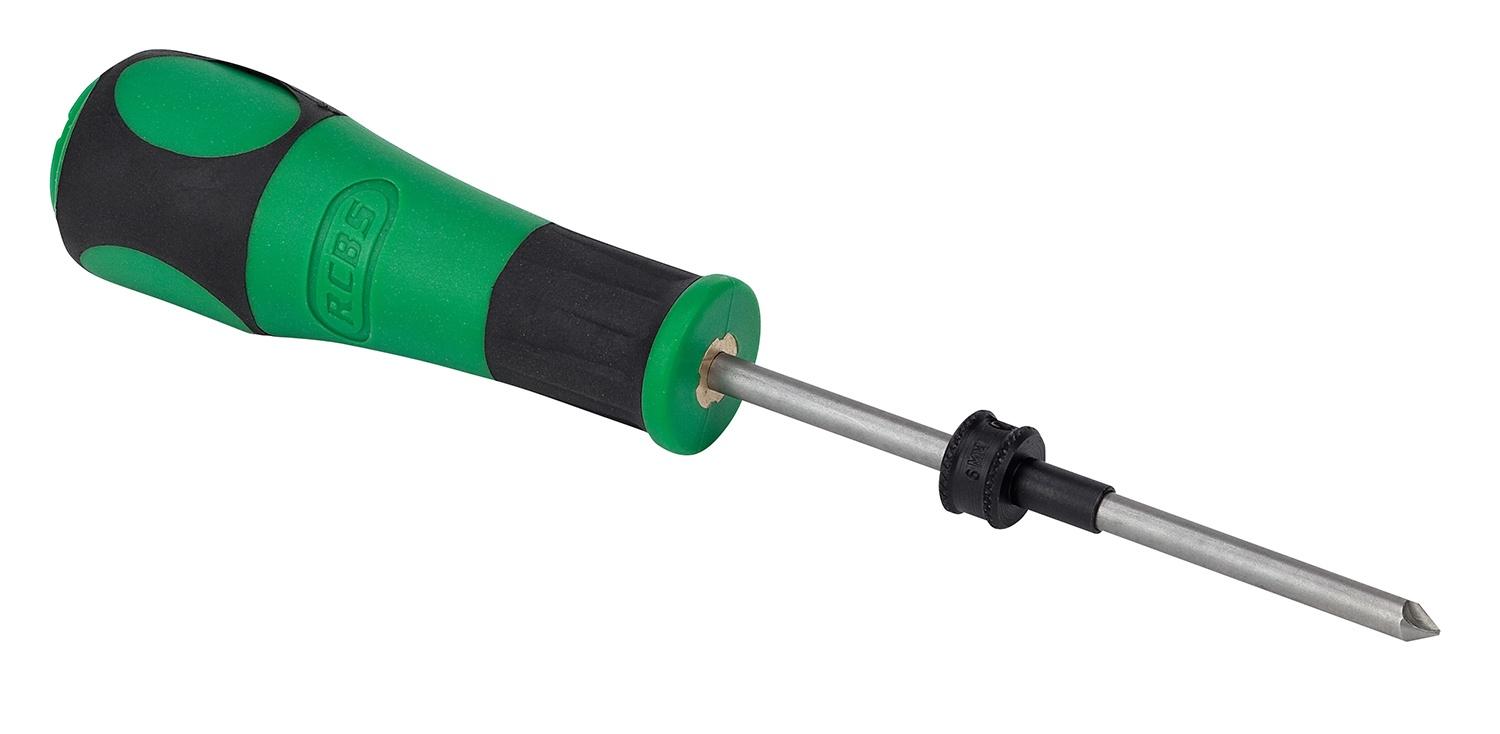 RCBS Flash Hole Deburring Tool with Case Pilot Stop .30