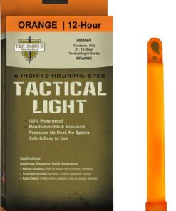TAC SHIELD TACTICAL LIGHT - STICK 12 HOUR 6" ORANGE 10PK