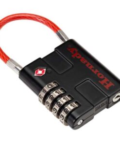 HORNADY TSA PADLOCK W CABLE 2 PK ( 5 PER CASE )
