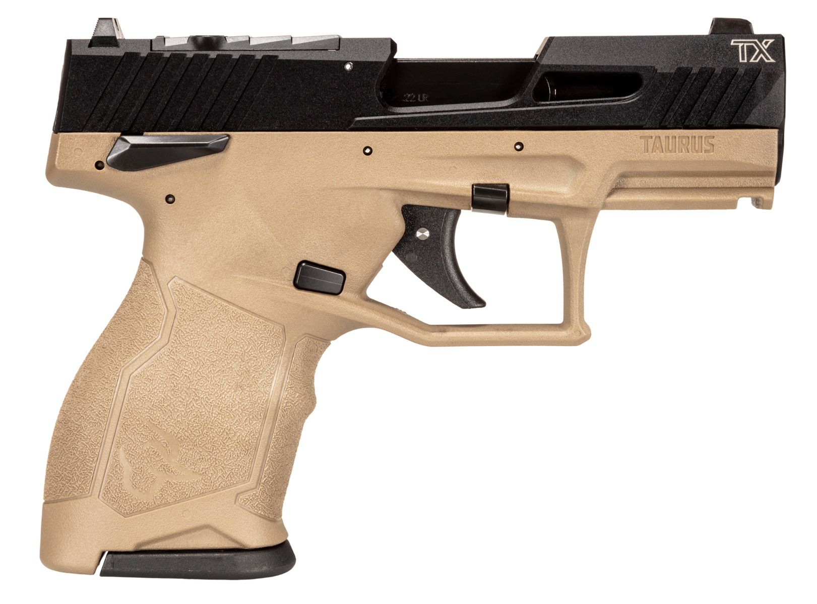 TAURUS TX22C 22LR BK/FDE 3.5" 10+1 TS 1 TAURUS TX22C 22LR BK/FDE 3.5" 10+1 TS