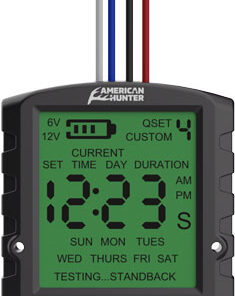 AMERICAN HUNTER DIGITAL TIMER - UNIVERSAL 6V/12V