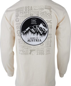 GLOCK OEM BORN IN AUSTRIA LONG - SLEEVE SHIRT TAN X-LARGE