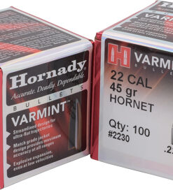 HORNADY BULLETS 22 CAL .224 - 45GR JSP 100CT 40BX/CS