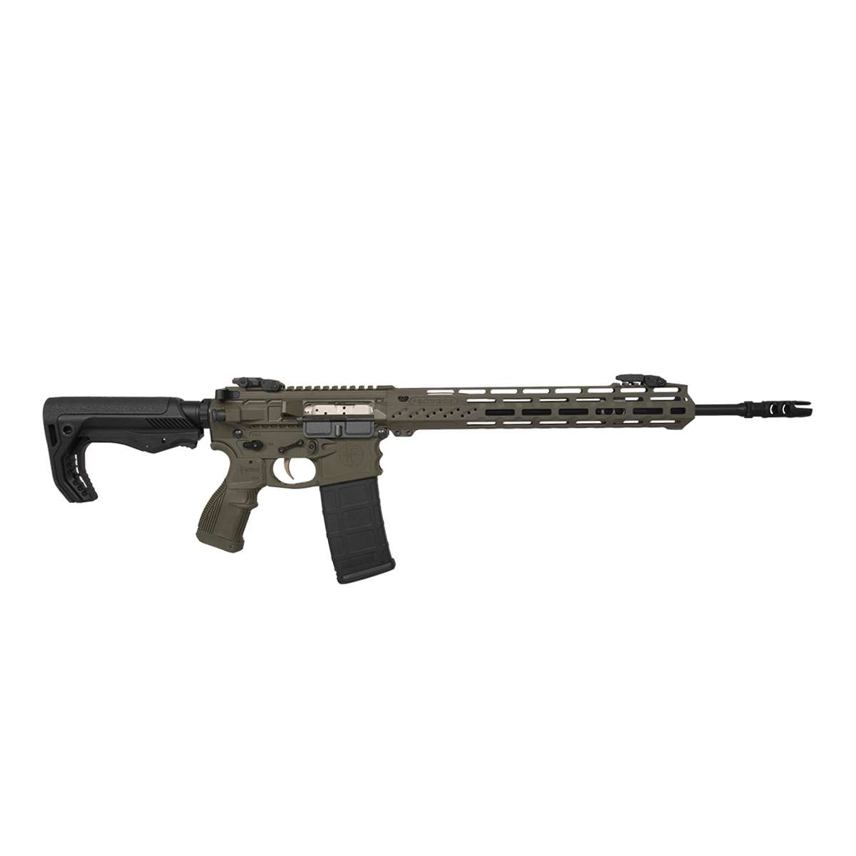 FOSTECH STEALTH LIGHTNING RIA 5.56 16IN BBL MAC-2 13IN RAIL ECHO-II TRIGGER OD GREEN