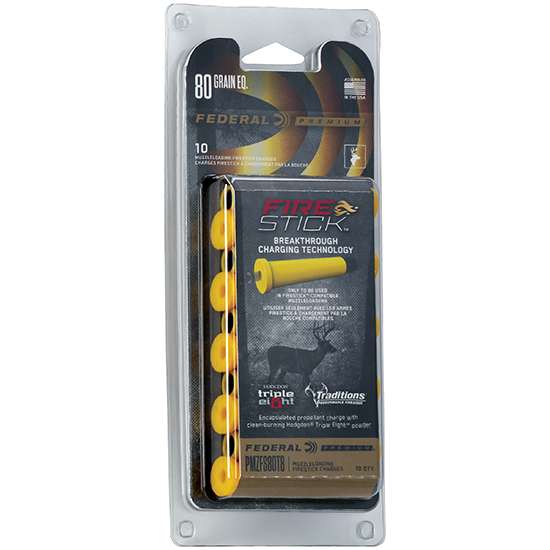 FEDERAL FIRESTICK TRIPLE 8 80GR 10RD (10 BOX CASE)