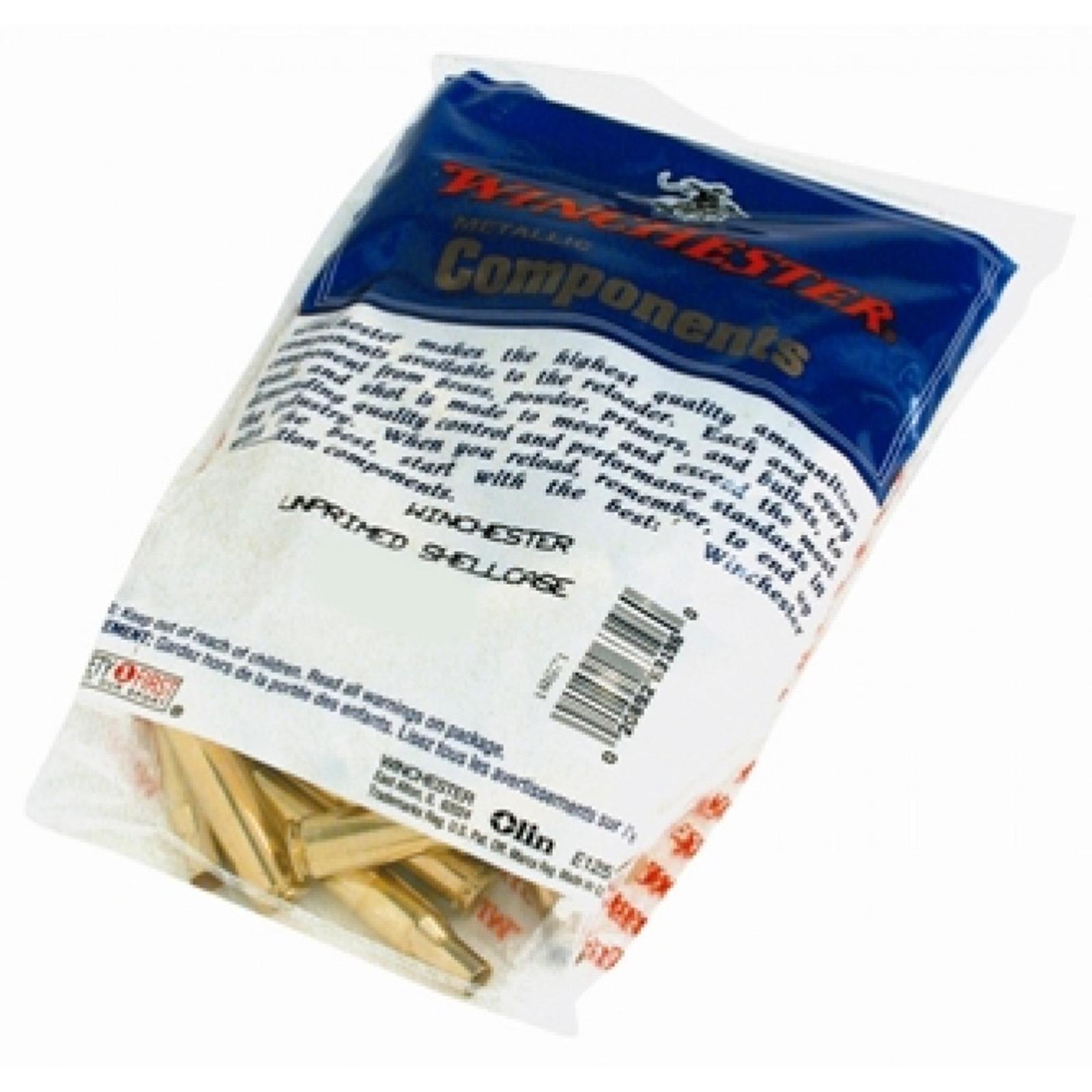Winchester Unprimed Brass Handgun Cartridge Cases 100/ct 9mm Luger