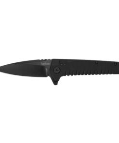 Kershaw Fatback Folding Knife 3-1/2" Drop Point Blade Black