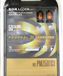 FEDERAL 50CAL 270GR TROPHY - COPPER MZ/BOR LOCK 15RD 10BX/C