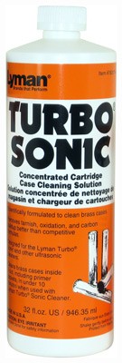 LYMAN TURBO SONIC CASE - CLEANING SOLUTION 32OZ. BOTTLE