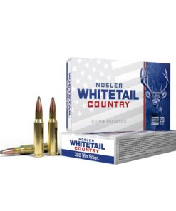 Nosler Whitetail Country Rifle Ammunition .308 Win 165gr SP 2800 fps 20/ct