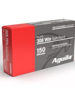 Aguila Rifle Ammunition 308 Win 60gr SP 2810 fps 20/ct