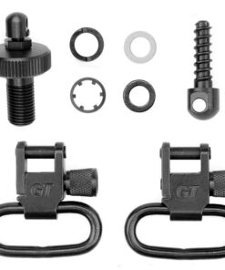 Grovtec Shotgun Locking Swivel Set for Mossberg 500 20 ga Black