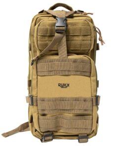 RUKX GEAR TACTICAL 1 DAY BAG TAN (12/CASE)
