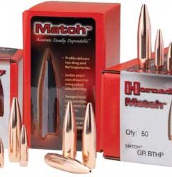 HORNADY BULLETS 6.5MM .264 - 123GR BTHP MATCH 100CT 25BX/CS