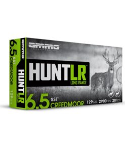 Ammo Inc. Hunt LR Rifle Ammunition 6.5 Creedmoor 129 gr PT 2900 fps 20/ct