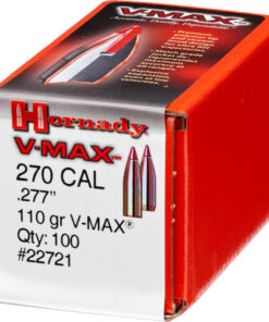 HORNADY BULLETS 270 CAL .277 - 110GR V-MAX W/CANNELURE 100CT