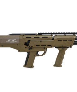 Standard Manufacturing DP-12 Pump Shotgun - FDE | 12ga | 18 7/8" Double Barrel | 14rd | Ambidextrous safety and slide release