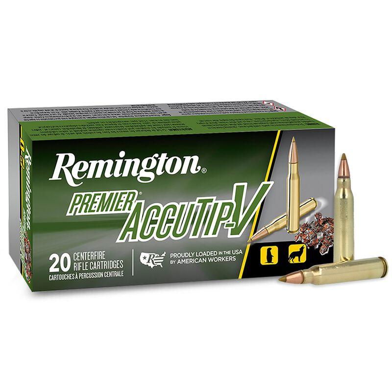 Remington Premier AccuTip Varmint Rifle Ammunition .223 Rem 55 gr ATV 3240 fps 20/ct 1 Remington Premier AccuTip Varmint Rifle Ammunition .223 Rem 55 gr ATV 3240 fps 20/ct