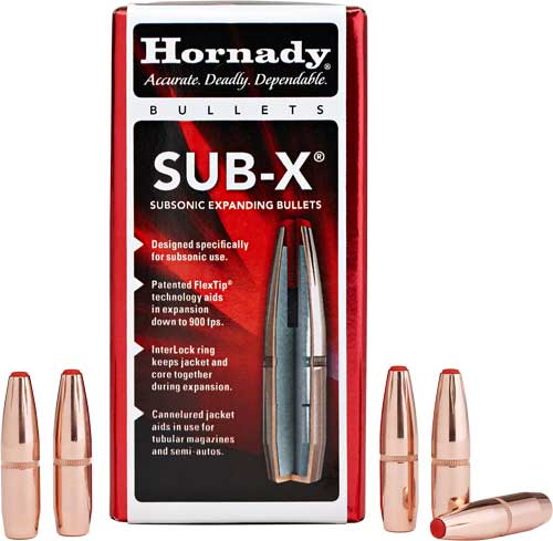 HORNADY BULLETS 45 CAL .452 - 395GR. SUBSONIC (450 BUSHMASTR