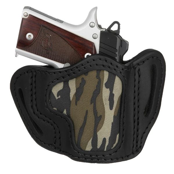 1791 GUNLEATHER MOSSY OAK BELT HOLSTER COMPACT BLACK RH FITS GLOCK 4343X/SIG 365/BERSA THUNDER 380