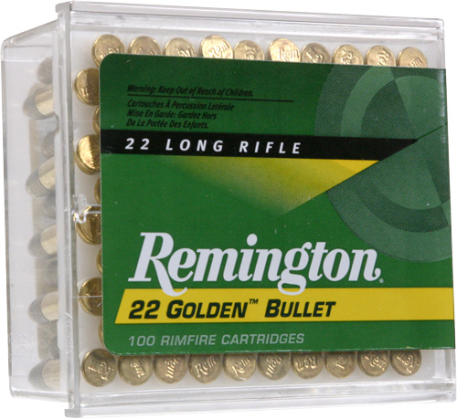 REMINGTON 22LR 40GR PLATED - LEAD-RN HIGH-VEL 100RD 50BX/CS 1 REMINGTON 22LR 40GR PLATED - LEAD-RN HIGH-VEL 100RD 50BX/CS