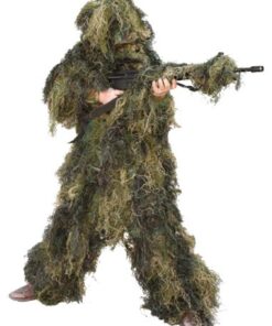 RED ROCK 5 PIECE GHILLIE SUIT - WOODLAND YOUTH LARGE