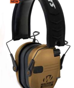 Walker's Razor Slim Electronic Muff - Battle Brown 23NRR