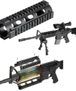 Leapers UTG PRO Model 4/AR15 Car Length Drop-in Quad Rail Black