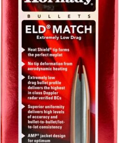 HORNADY BULLETS 6.5MM .264 - 120GR ELD-MATCH 100CT 25BX/CS