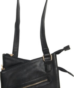 BULLDOG CONCEALED CARRY PURSE - CROSS BODY STYLE BLACK