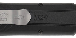 S&W KNIFE M&P OTF 3.5" AUS-8 - SPEAR BLADE TIP DOWN W/SAFETY