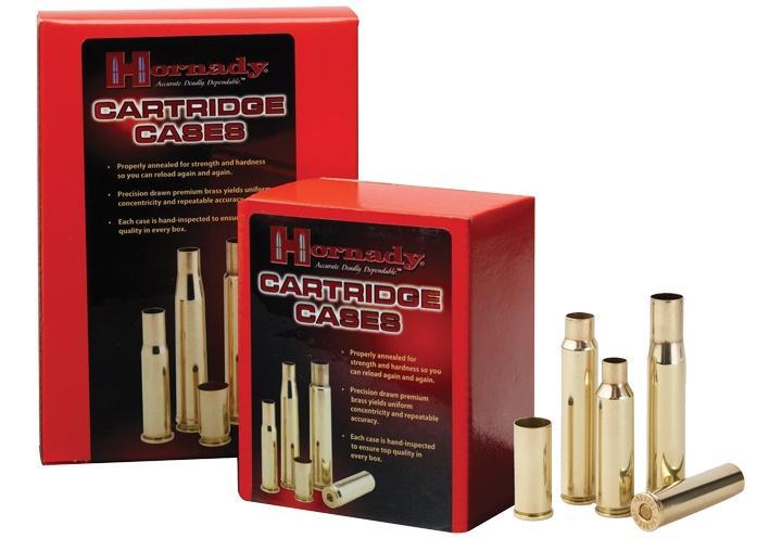 Hornady Unprimed Brass Rifle Cartridge Cases .243 Win 50/ct