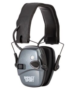 Howard Leight Impact Sport Shooting Electronic Ear Muffs with Bluetooth 21dB Charcoal Grey
