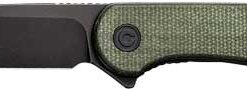 CIVIVI KNIFE ELEMENTUM 2.96" - GREEN MICARTA/BLACK D2 LNR LCK