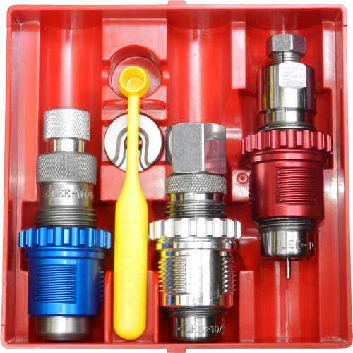 LEE CARBIDE 3-DIE SET .9MM - W/BREECH LOCK BUSHINGS