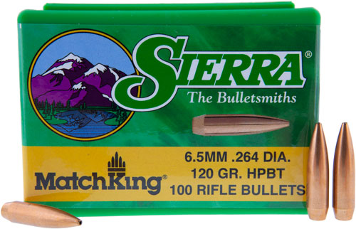 SIERRA BULLETS 6.5MM .264 - 120GR HP-BT MATCH 100CT 2 SIERRA BULLETS 6.5MM .264 - 120GR HP-BT MATCH 100CT - Image 2
