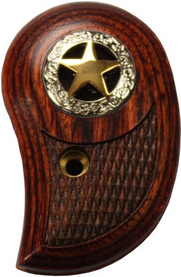 BOND ARMS GRIP STANDARD LAM. - ROSEWOOD W/2-TONE STAR 1 BOND ARMS GRIP STANDARD LAM. - ROSEWOOD W/2-TONE STAR