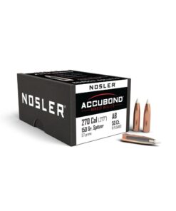 Nosler AccuBond Bullets .270 Cal .277" 150gr SPITZER 50/ct