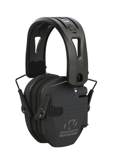Walker's Razor Tacti-Grip Ear Muffs -Black 23NRR