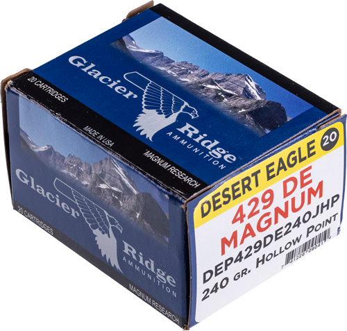 DESERT EAGLE 429 DE 240GR JHP - 20RD 10BX/CS 1 DESERT EAGLE 429 DE 240GR JHP - 20RD 10BX/CS