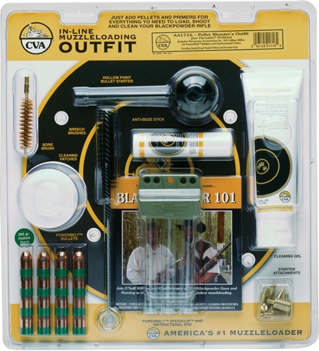 CVA PELLET SHOOTERS OUTFIT - 50 CAL ACCESSORY OUTFIT 1 CVA PELLET SHOOTERS OUTFIT - 50 CAL ACCESSORY OUTFIT