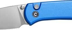 CIVIVI KNIFE QUIBIT 2.98" BLUE - /SATIN FINISH BUTTON LOCK