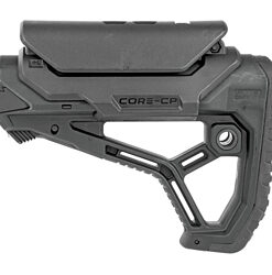 FAB DEF AR15 STOCK W/CHEEK REST BLK